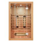 Infraroodcabine / Sauna Kiruna - 120x105x190 cm - Incl. LED, Verzenden, Nieuw
