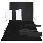 vidaXL Fotostudioset met verlichtingsset en achtergrond, Verzenden, Nieuw