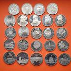 Rusland (USSR). 1, 3 & 5 Rubles. Lot of 24 Commemorative, Postzegels en Munten, Munten | Europa | Niet-Euromunten