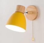 Houten Scandinavische Wandlamp – Moderne E27 Lamp met Schake, Huis en Inrichting, Lampen | Wandlampen, Verzenden, Nieuw