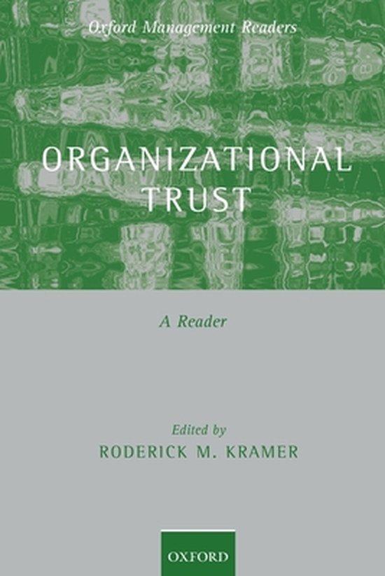Organizational Trust 9780199288502 Kramer, Boeken, Taal | Engels, Gelezen, Verzenden