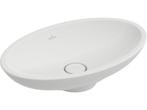 Veiling - Villeroy & Boch opzetwastafel met plug 58,5x38cm L, Nieuw
