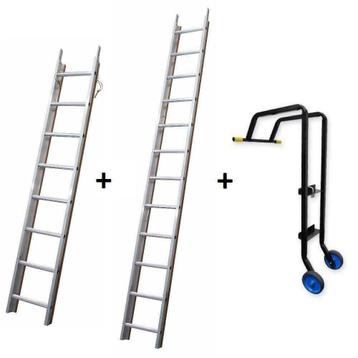 SOLIDE | Dakladder set | 2 + 3 Meter beschikbaar voor biedingen