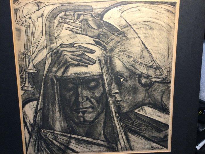 Jan Toorop (1858-1928) - Engel der Eingebung, Antiek en Kunst, Antiek | Overige Antiek
