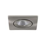 Ledisons LED-inbouwspot Locco RVS 3W dimbaar, Huis en Inrichting, Lampen | Spots, Nieuw