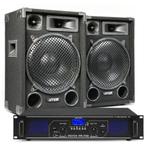 MAX12 DJ luidspreker en Bluetooth versterker combinatie 1400, Nieuw, Verzenden