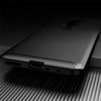 Voor OnePlus 8 Pro Carbon Fiber Texture Shockproof TPU Case(