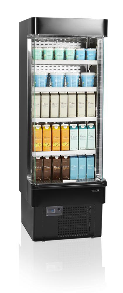 Open Front Koeler | Zwart | 2 tot 8 °C | 685 x 737 x 1985.., Zakelijke goederen, Horeca | Keukenapparatuur, Verzenden