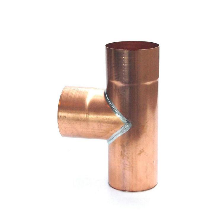 Koperen T-stuk 80mm 90gr 0.80mm, Doe-het-zelf en Verbouw, Buizen en Afvoer, Ophalen of Verzenden