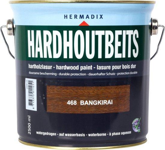 Hardhoutbeits Bangkirai 468 2,5 liter, Doe-het-zelf en Verbouw, Verf, Beits en Lak, Nieuw, Ophalen of Verzenden