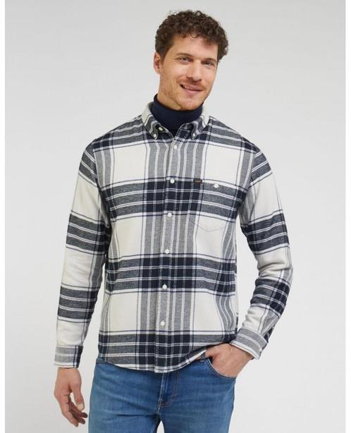 -42% Lee  Lee Riveted shirt  maat M, Kleding | Heren, Overhemden, Zwart, Nieuw, Verzenden