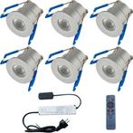 LED Veranda Spot Complete Set - Velvalux - 6 Stuks - 3W -, Huis en Inrichting, Lampen | Spots, Metaal of Aluminium, Nieuw, Ophalen of Verzenden