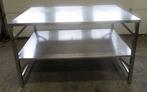 RVS Tafel B151 x D100 x H90cm, Gebruikt