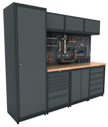 Werkplaatsmodule / werkplaatsinrichting Expert BGMOD3, Doe-het-zelf en Verbouw, Werkbanken, Nieuw, Verzenden