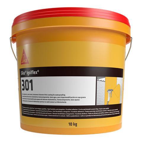 Sika Bouw Sika igolflex 301 10 kg, zwart, emmer, Doe-het-zelf en Verbouw, Isolatie en Afdichting, Nieuw, Verzenden