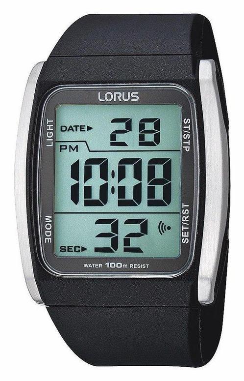 Lorus R2303HX9 herenhorloge - Kunststof - Zwart - Ø 40 mm, Sieraden, Tassen en Uiterlijk, Horloges | Heren, Verzenden