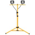 vidaXL Spotlight met statief LED 2x20 W koudwit, Huis en Inrichting, Lampen | Overige, Verzenden, Nieuw