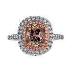 2.62 tcw Diamond Ring - 18 karaat Rosé goud, Witgoud - Ring, Sieraden, Tassen en Uiterlijk, Antieke sieraden