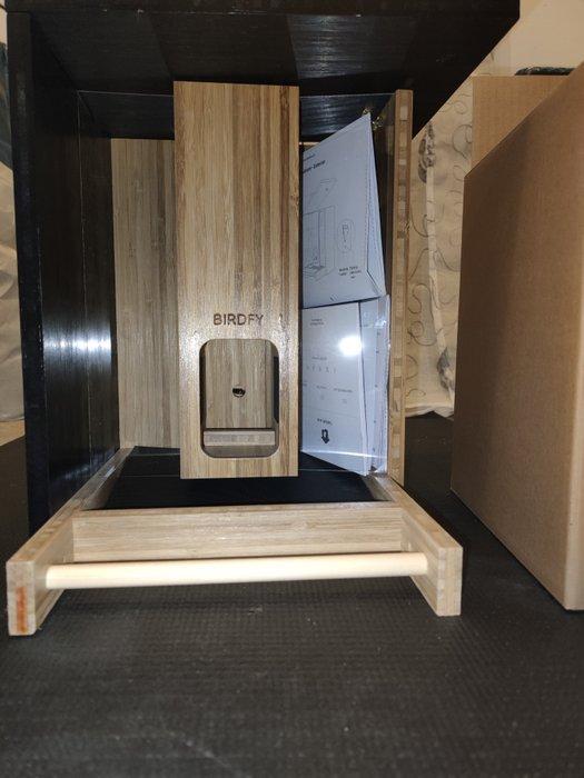 Vogelhuisje - Bamboe, Plastic, Metaal, Antiek en Kunst, Curiosa en Brocante