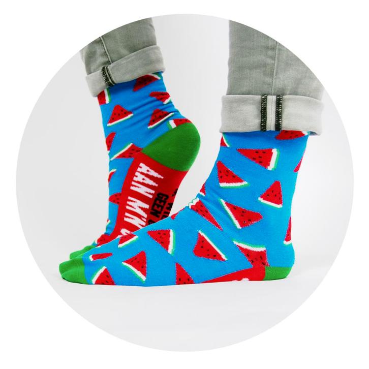 Grappige Sokken Ochtendhumeur 1 paar, Hobby en Vrije tijd, Feestartikelen, Nieuw, Verzenden