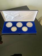 Rusland, Sovjet-Unie (USSR) Set of 5 coins: 5 & 10 Roubles