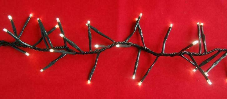 288 LED Licht snoer Cluster Pinlights 2,88 meter  WARM WIT, Diversen, Kerst, Nieuw, Ophalen of Verzenden