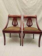 Fauteuil - Set van Antieke Regency stijl - Hout