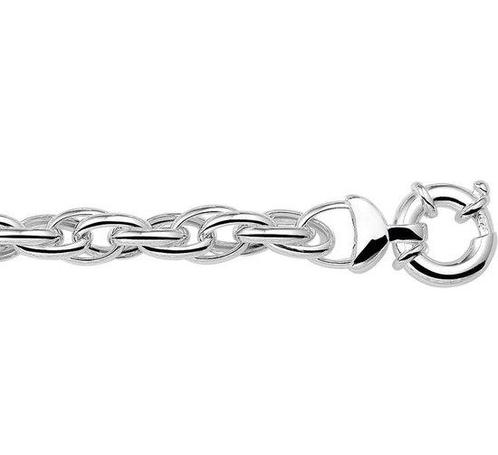 The Jewelry Collection Ketting 10 mm 45 cm - Zilver, Sieraden, Tassen en Uiterlijk, Kettingen, Verzenden