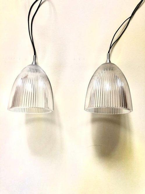 Frandsen Lyskilde - Lamp (2) - Type 1801 - Glas, Antiek en Kunst, Antiek | Lampen