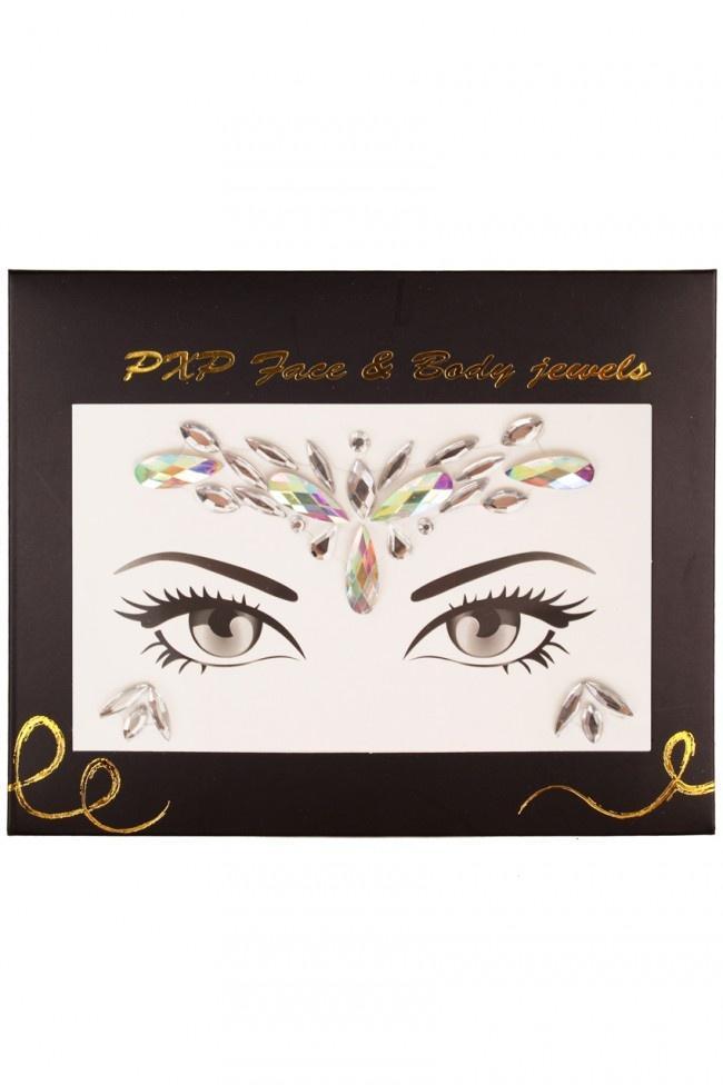 PXP Gezicht Sticker Face Jewels Model T, Hobby en Vrije tijd, Feestartikelen, Nieuw, Verzenden