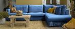 Hoekbank Velddriel - hoekbanken - Blauw, Huis en Inrichting, Nieuw, Stof
