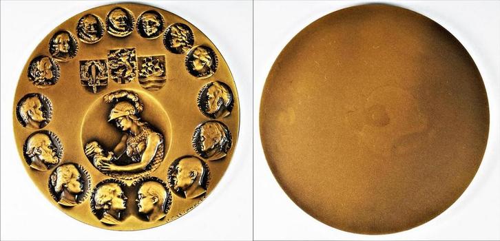 Medal to commemorate the birth of prinsess Beatrix 1938 B..., Postzegels en Munten, Penningen en Medailles, Verzenden