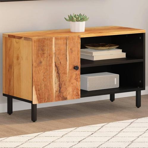 vidaXL Tv-meubel 80x33x46 cm massief acaciahout, Huis en Inrichting, Kasten | Televisiemeubels, Nieuw, Overige houtsoorten, Verzenden