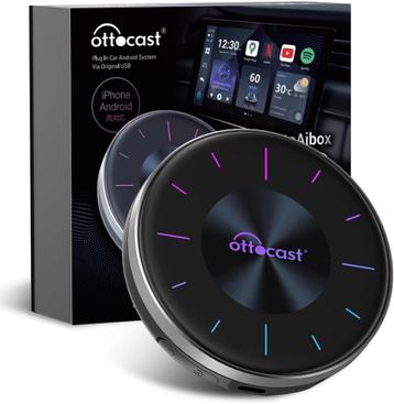 Ottocast P3 Ai-Box CarPlay Android Auto draadloze adapter beschikbaar voor biedingen