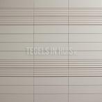 Wandtegel costa nova decor ribbel praia pale beige mat 5x20, Ophalen, Nieuw, 10 m² of meer, Wandtegels