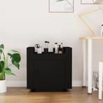 vidaXL Bureaukastje 60x45x60 cm bewerkt hout zwart, Huis en Inrichting, Kasten | Ladekasten, Verzenden, Nieuw
