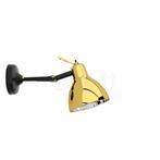 Rotaliana Luxy H0 Wandlamp, zwart/goud glimmend (Wandlampen), Verzenden, Nieuw, Glas