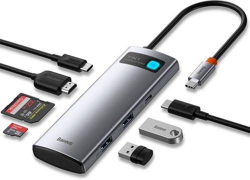 Baseus Joystar 7 in 1 USB-C Hub (Nieuw), Computers en Software, Laptop-opladers, Nieuw, Verzenden
