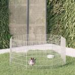 vidaXL Dierenverblijf 8 panelen 54x60 cm gegalvaniseerd, Dieren en Toebehoren, Knaagdieren en Konijnen | Hokken en Kooien, Verzenden