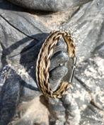 Paardenhaar armband met 3 vierkant gevlochten vlechten, Verzenden, Nieuw