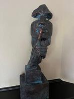 Sculptuuur voor buiten, De fluisteraar - 79 cm - polystone, Antiek en Kunst