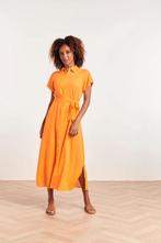 -30% Smashed Lemon  Smashed Lemon 24348 oranje ademende zome, Kleding | Dames, Jurken, Verzenden, Nieuw, Oranje