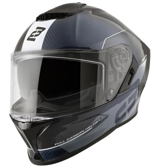 Bogotto Phantom Combo Carbon Zwart Wit Blauw Integraalhelm, Motoren, Kleding | Motorhelmen, Integraalhelm, Heren, XXL, Nieuw met kaartje