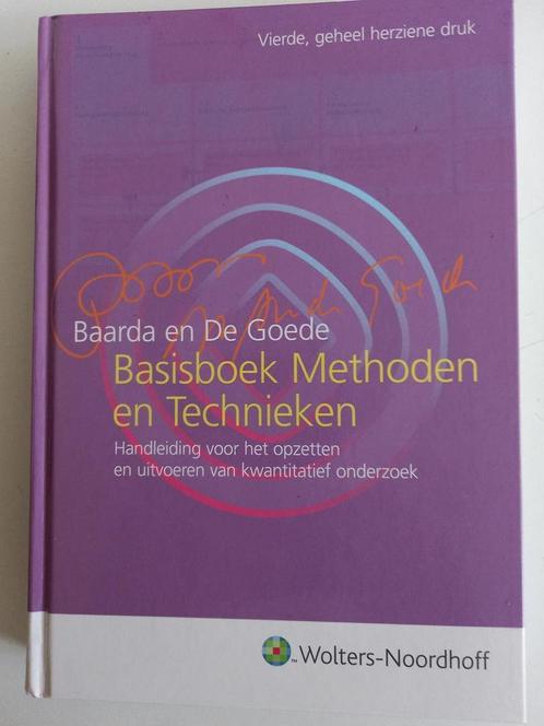 Basisboek Methoden en technieken, 9789020733150, Boeken, Studieboeken en Cursussen, Zo goed als nieuw, Verzenden