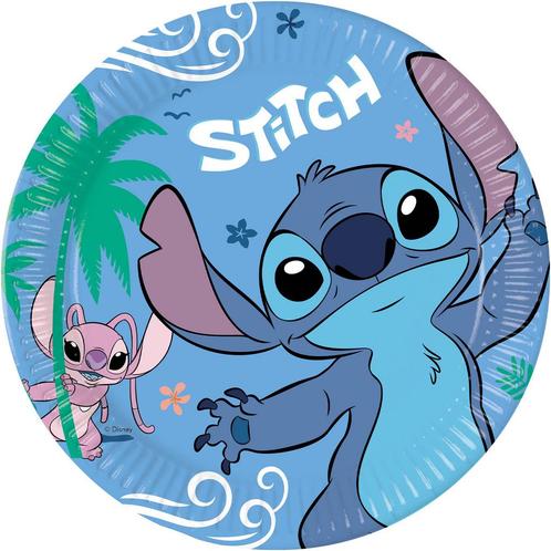 Stitch Borden Papier 23cm 8st, Hobby en Vrije tijd, Feestartikelen, Nieuw, Verzenden