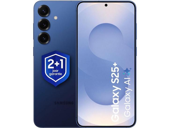 Samsung Galaxy S25 Plus - 5G - 256GB - Navy + 1 jaar extra, Telecommunicatie, Mobiele telefoons | Samsung, Zo goed als nieuw, Verzenden