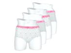 Dames boxershorts - 4-Pack - Katoen - Grijs-Roze, Kleding | Heren, Ondergoed, Verzenden