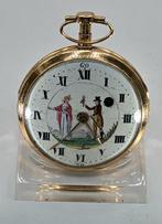 Ant(on) Braunmüller Augsburg - 18kt. Lepine Prunkspindeluhr, Nieuw