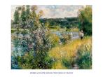 Kunstdruk Auguste Renoir - The Seine at Chatou 80x60cm, Verzenden, Nieuw