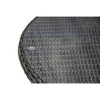 Riccione dining tuintafel 150 cm rond antraciet, Tuin en Terras, Ophalen of Verzenden, Nieuw, Wicker